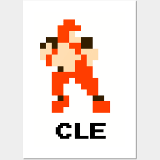 8-Bit Quarterback - Cleveland Posters and Art